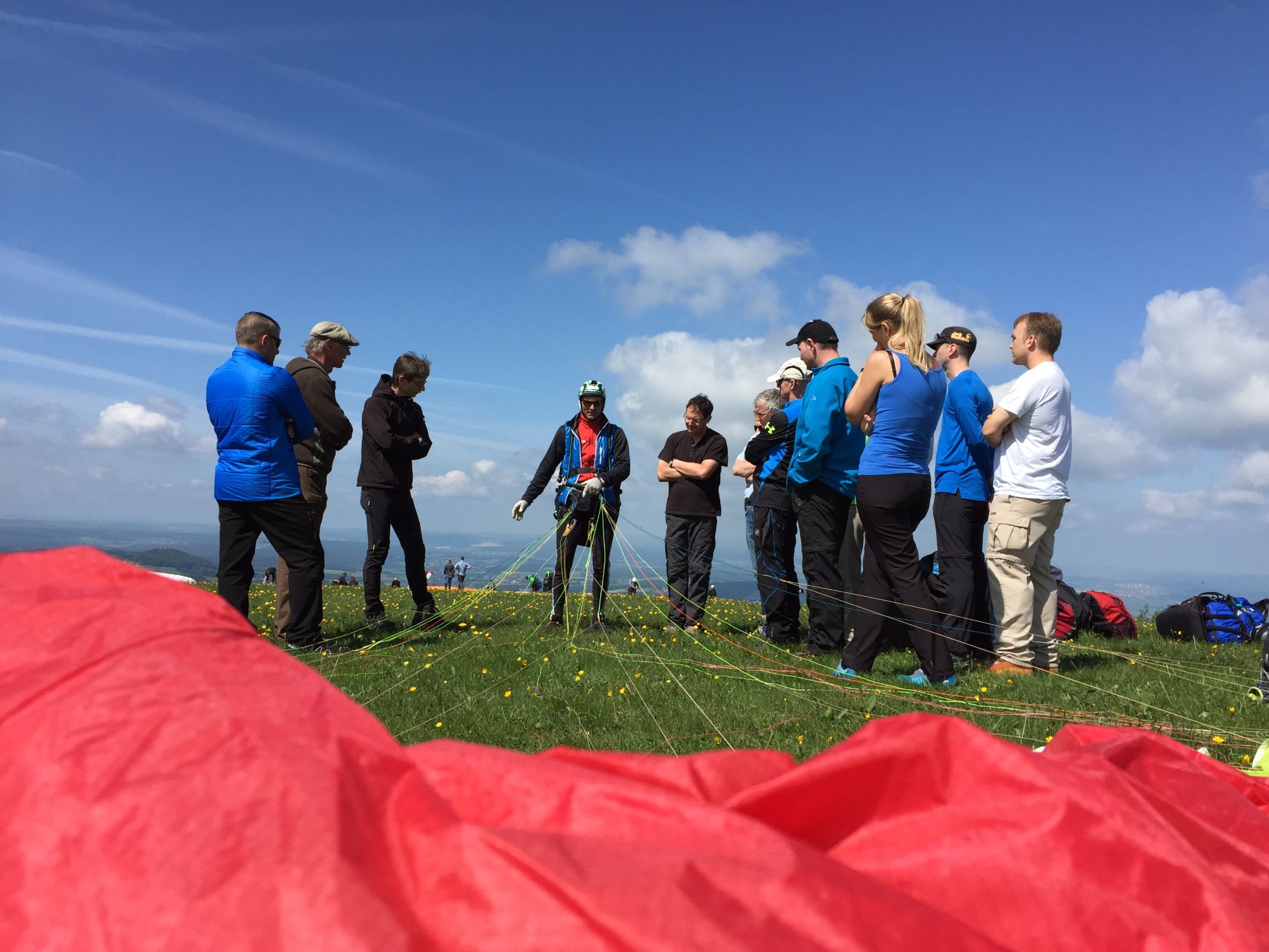 Groundhandling course on the Wasserkuppe